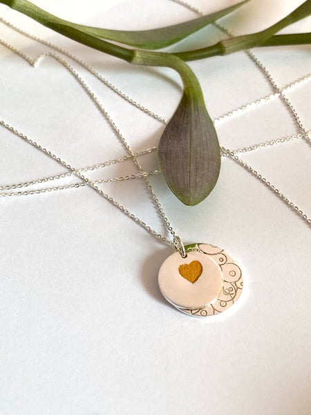 Breastfeeding milestone necklace - gold (12 months)