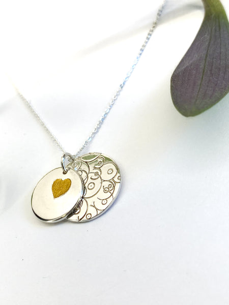 Breastfeeding milestone necklace - gold (12 months)