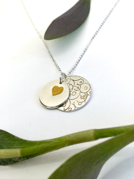 Breastfeeding milestone necklace - gold (12 months)
